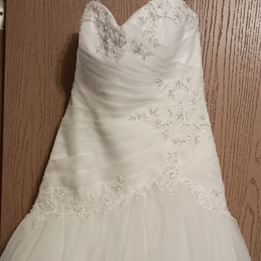Gorgeous Drop waist corset wedding dress